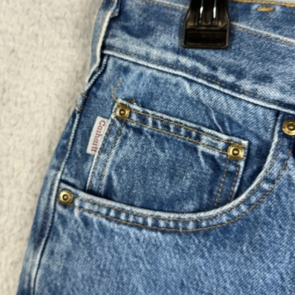 Vinatge Carhartt Jeans Mens 33X30 Relaxed Fit Denim Union Made In USA B146DST